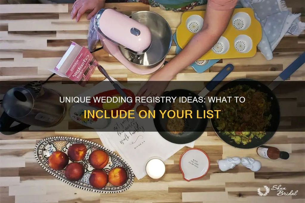what do people put on wedding list