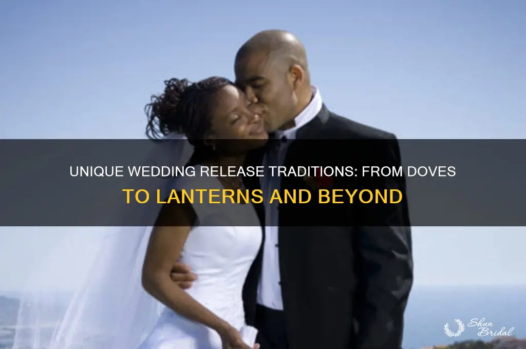 what do people release at weddings