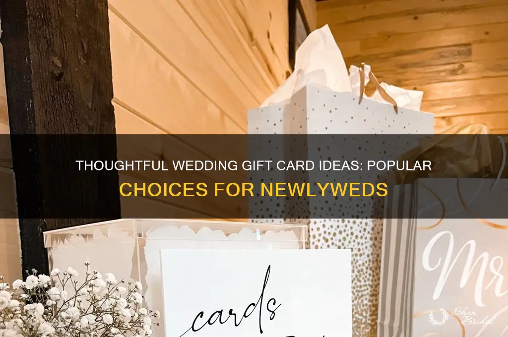 what do people typically give for wedding gitfcards