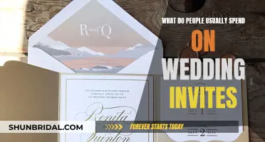 How Much Should You Spend on Wedding Invites?