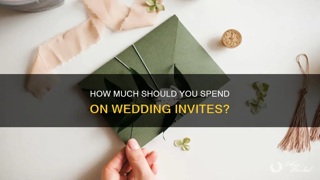 what do people usually spend on wedding invites