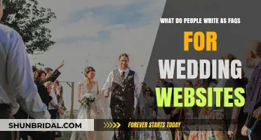 Essential Wedding Website FAQs: What Guests Really Want to Know