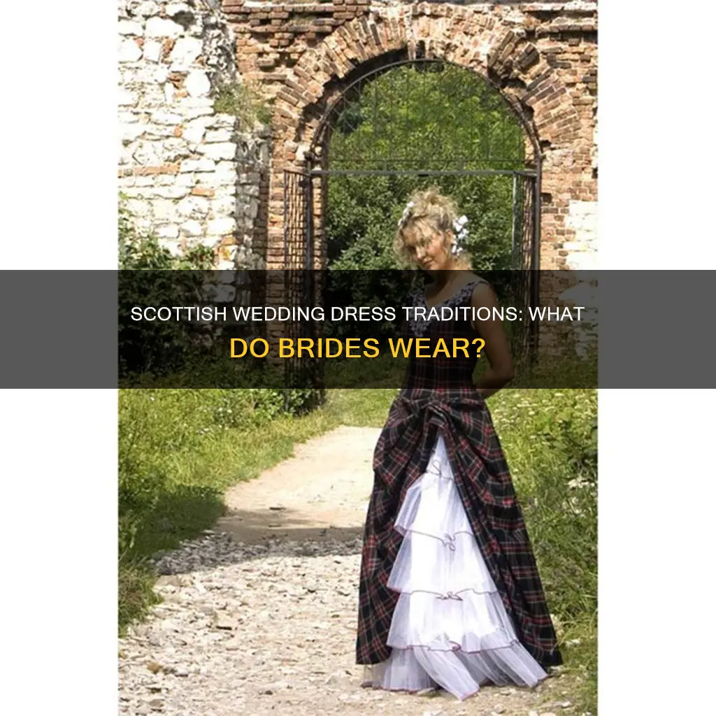 what do scottish brides wear for a wedding dress