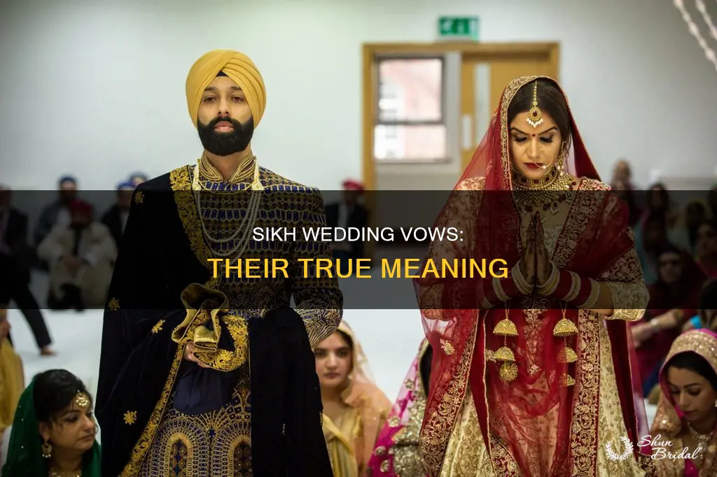 what do sikh wedding vows mean