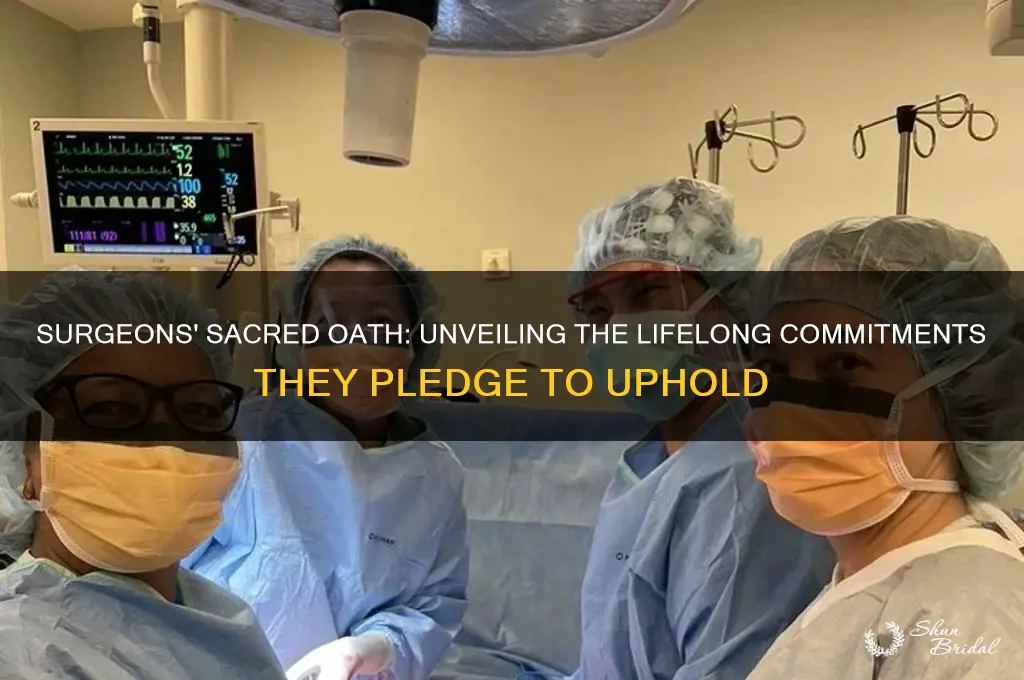 what do surgeons vow to