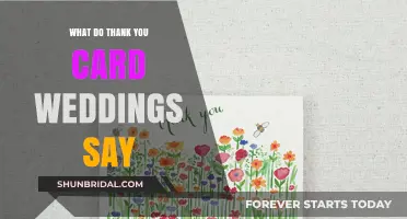 Heartfelt Thank You Card Wedding Messages: Expressing Gratitude to Loved Ones