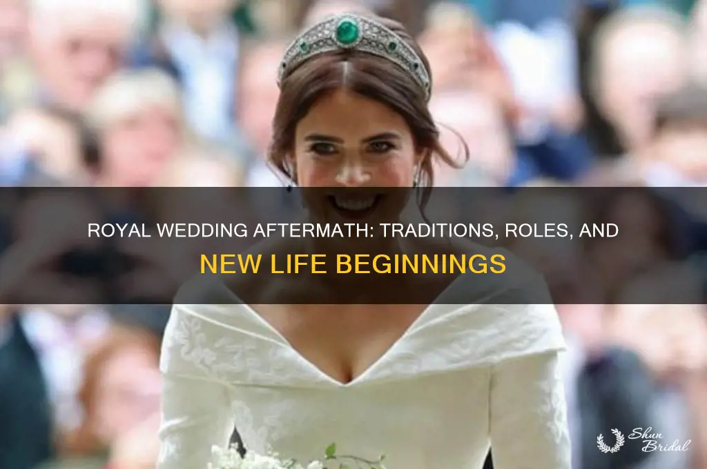 what do the royals do after their wedding