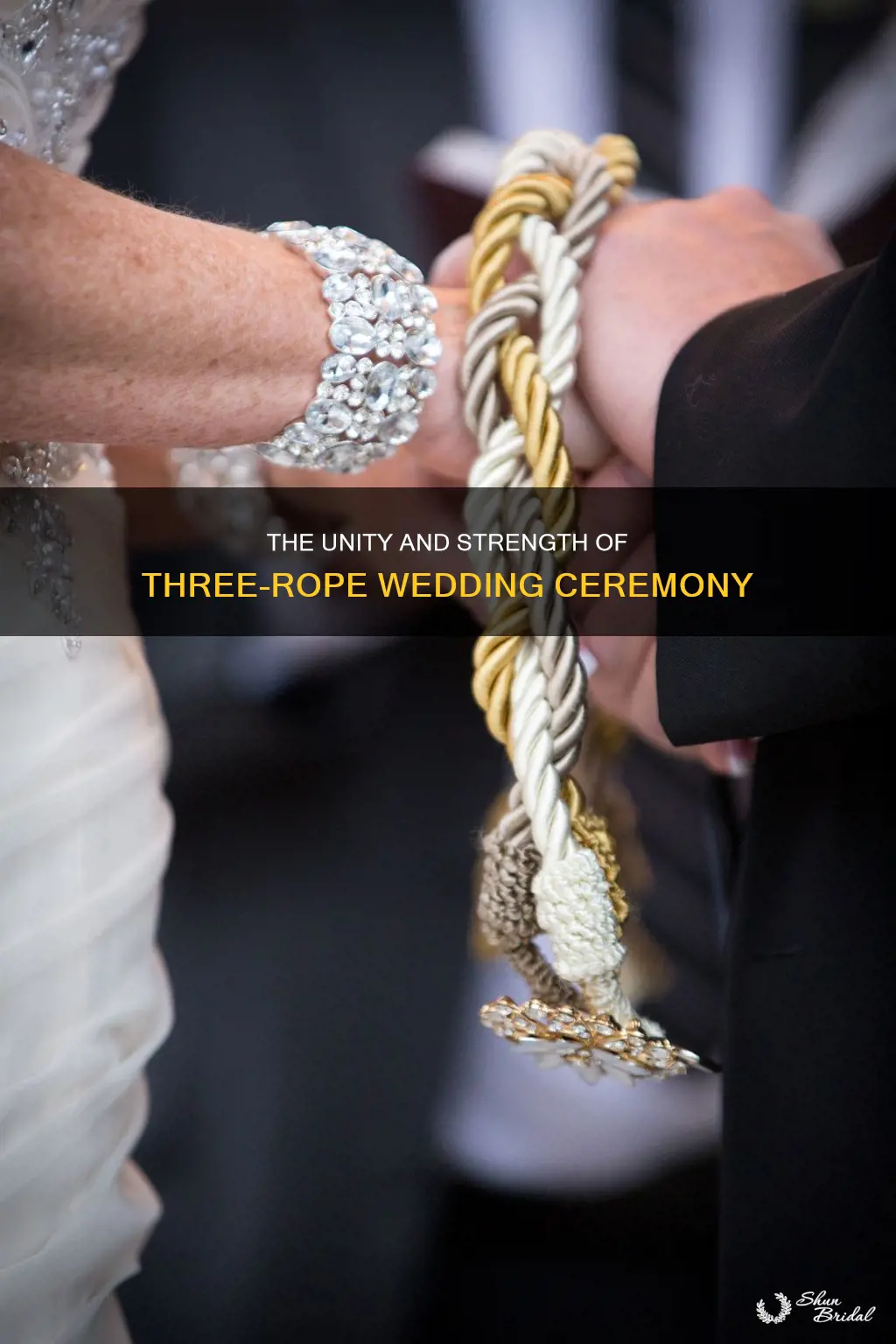 what do the three ropes mean in a wedding