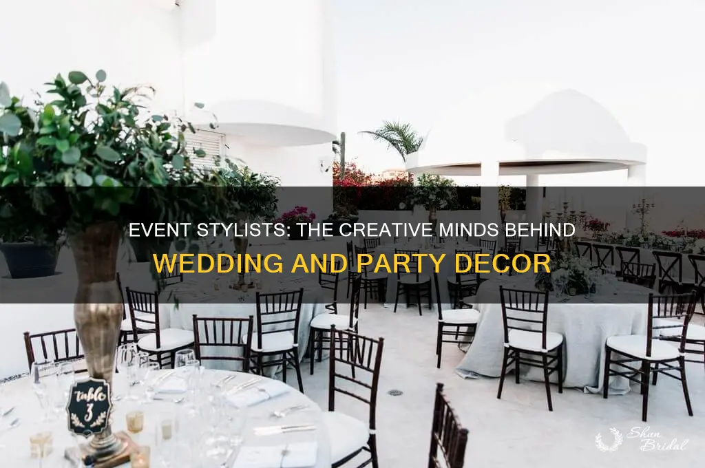 what do they call people that decorates weddings and parties