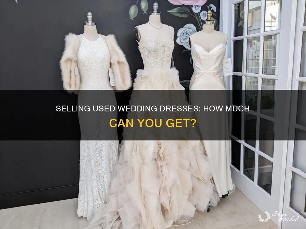 what do used wedding dresses sell for