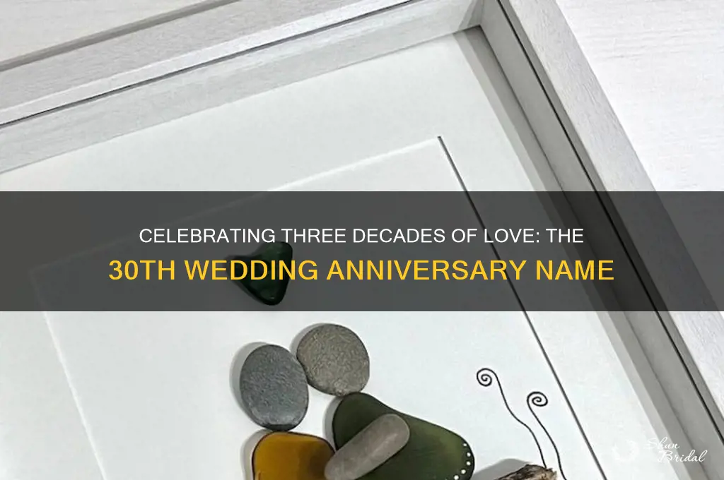 what do we call 30th wedding anniversary