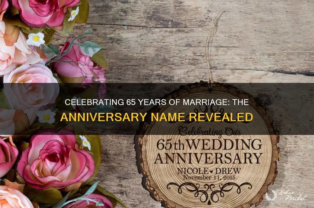 what do we call the 65th wedding anniversary
