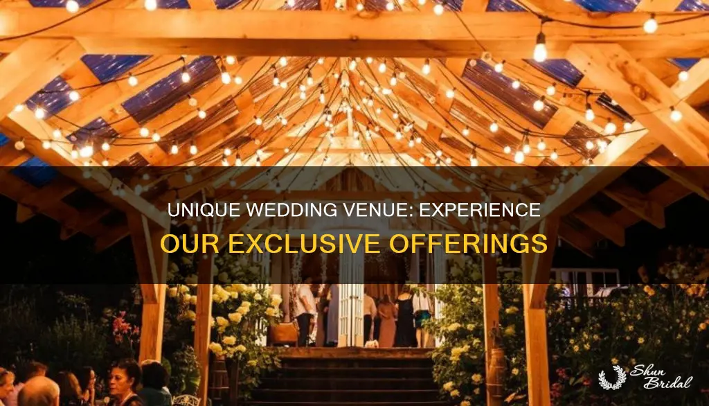 what do we offer as a wedding venue
