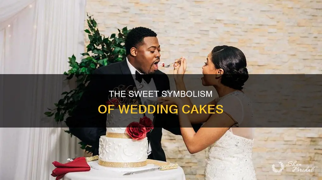 what do wedding cake symbolizes