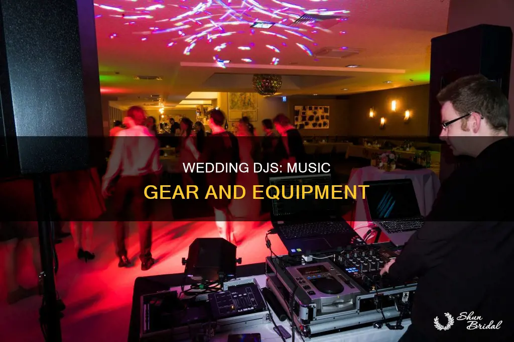 what do wedding djs use to play music