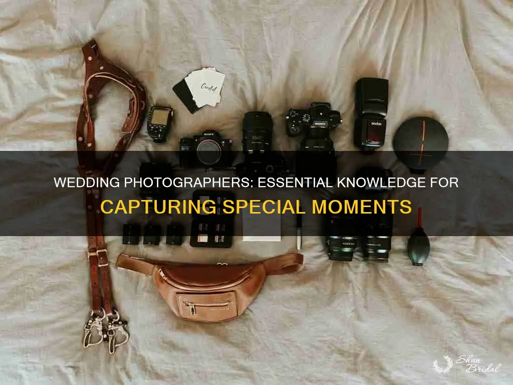 what do wedding photographers need to know
