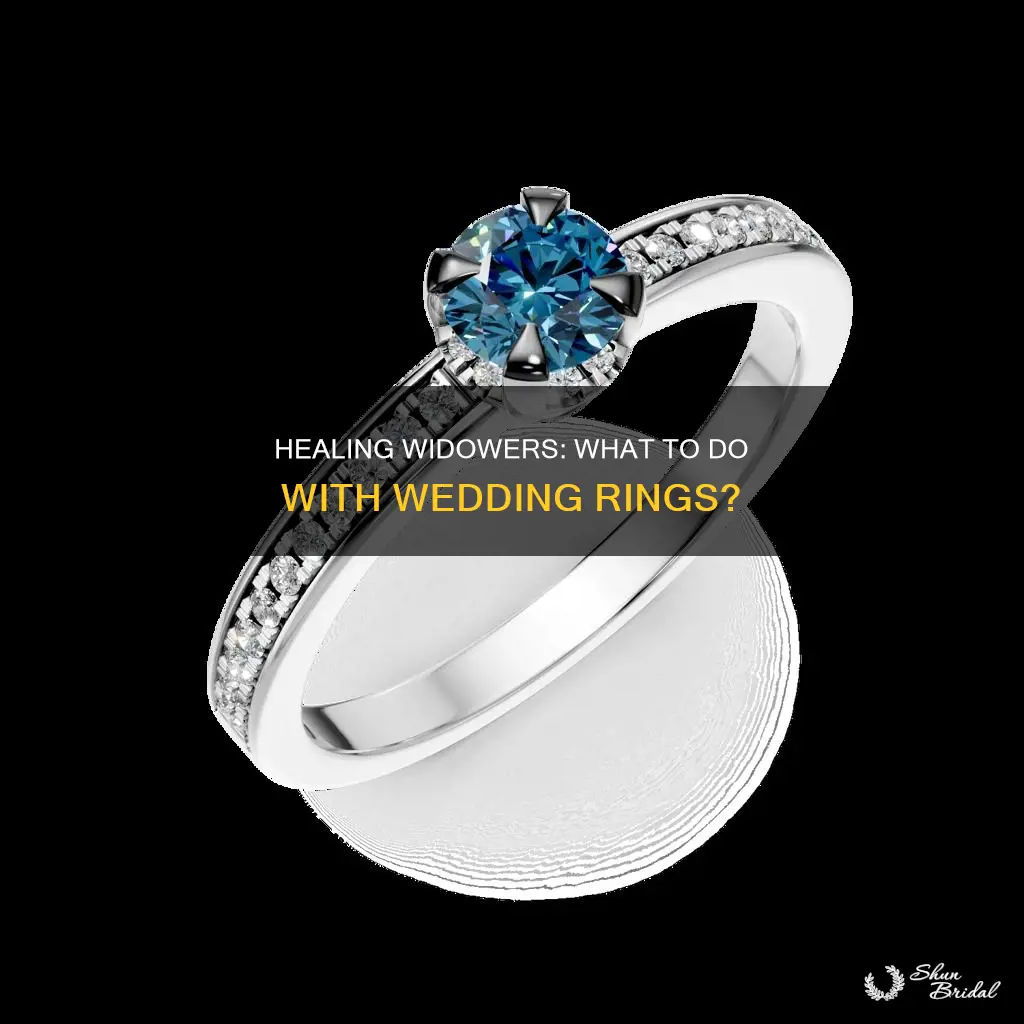 what do widowers do with their wedding rings