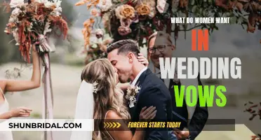 Wedding Vows: Women's Desire for Romance and Commitment
