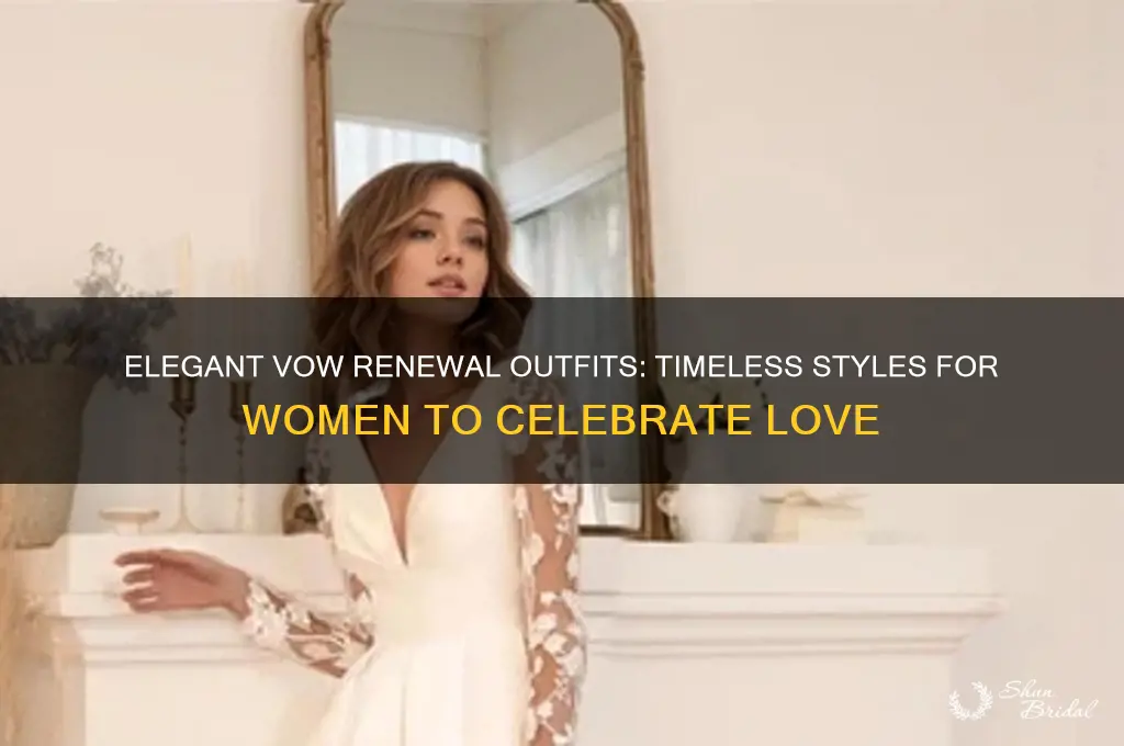 what do women wear for vow renewal