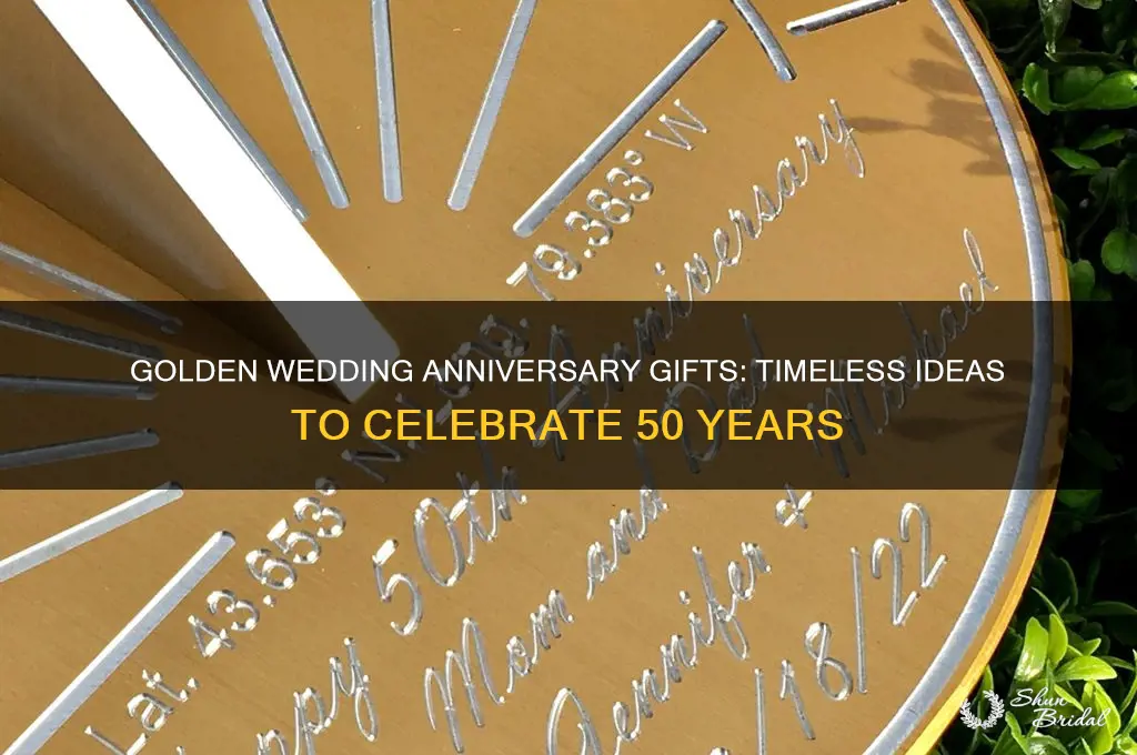 what do you buy for a golden wedding anniversary