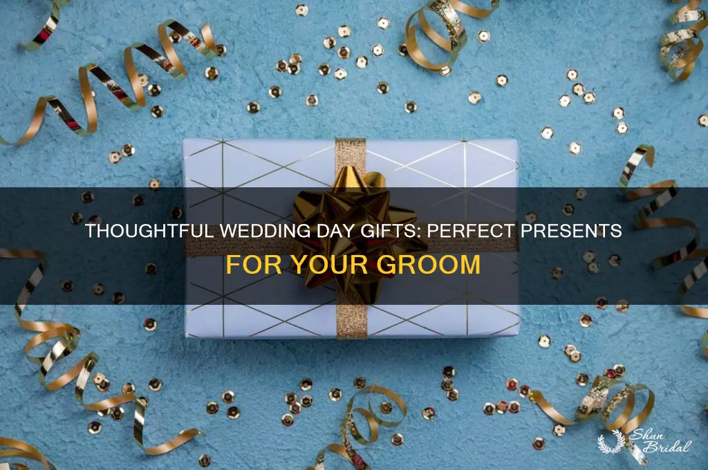 what do you buy your groom on your wedding day