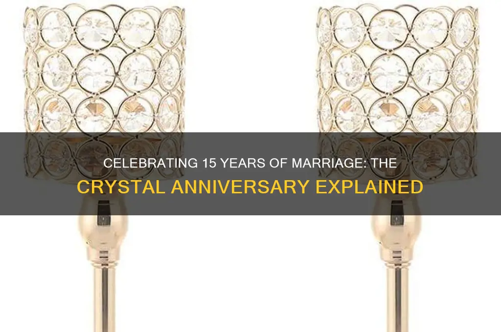what do you call 15 years wedding anniversary