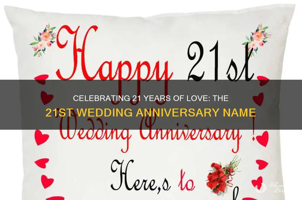what do you call 21st wedding anniversary