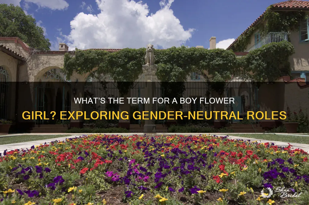 what do you call a boy flower girl