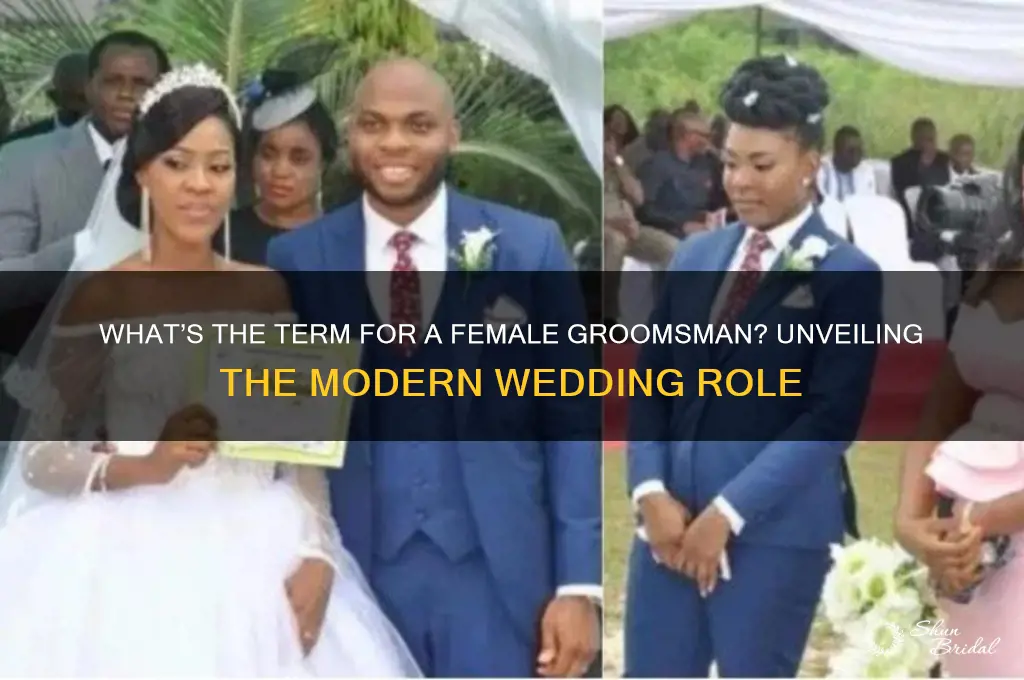 what do you call a female groomsman