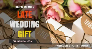 What to Call a Late Wedding Gift: Etiquette and Ideas
