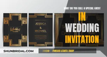 Etiquette Guide: Special Guest Wedding Invitation Wording