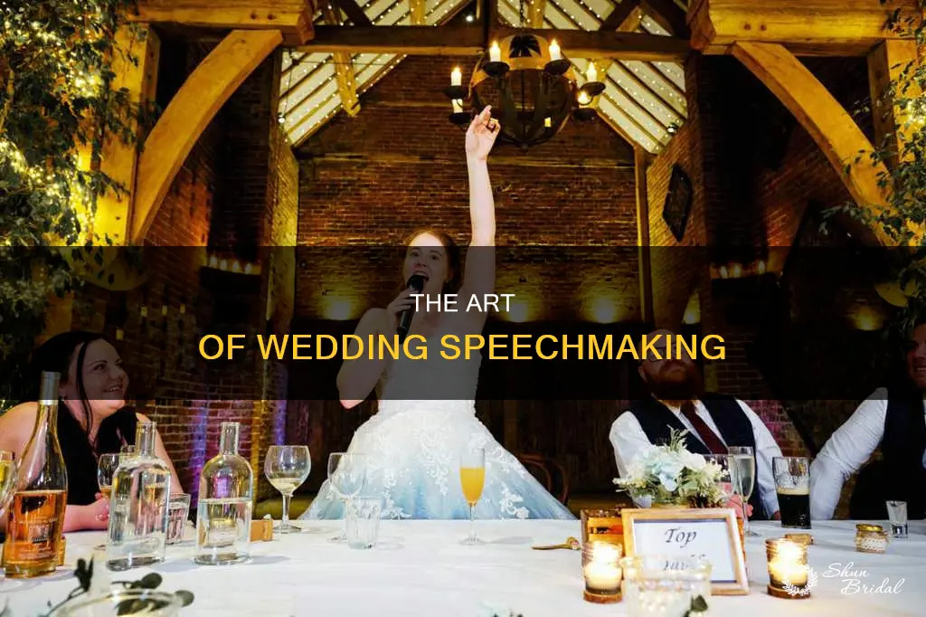 what do you call a wedding reception speech