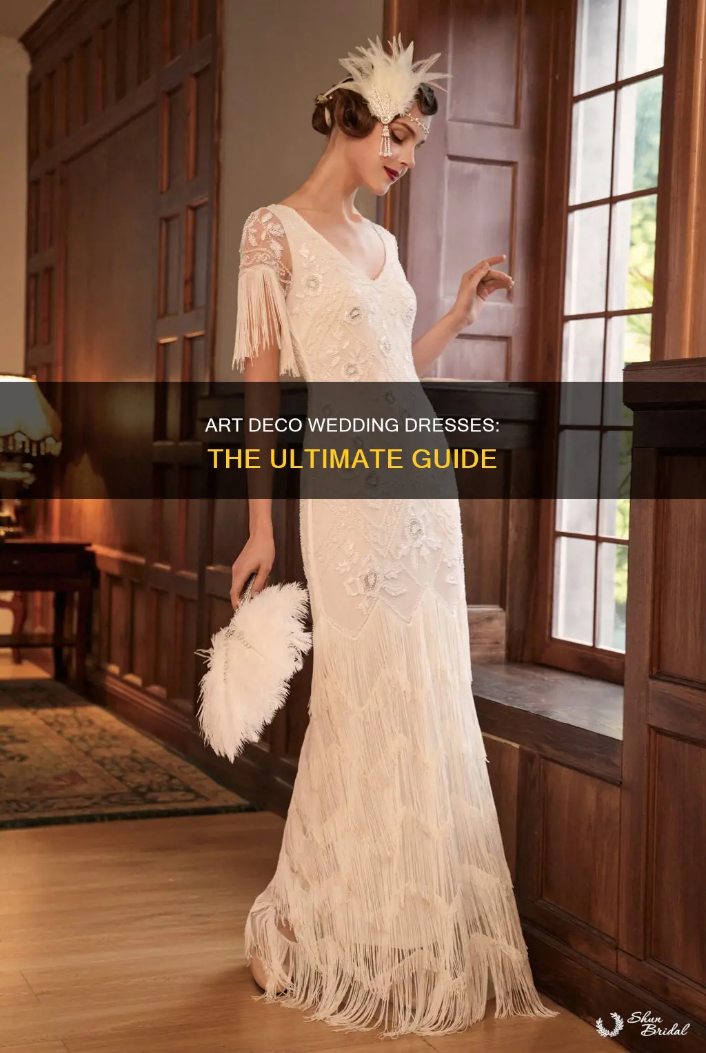 what do you call an art deco wedding dress