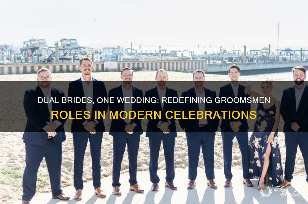 what do you call groomsmen with two brides