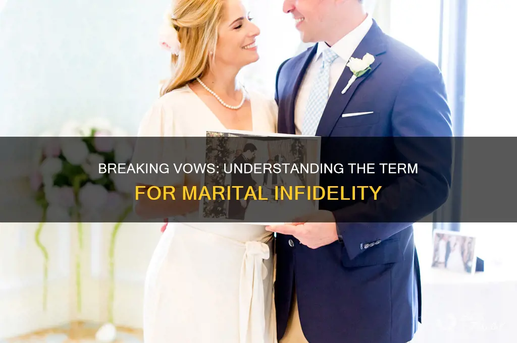 what do you call someone who breaks marriage vows