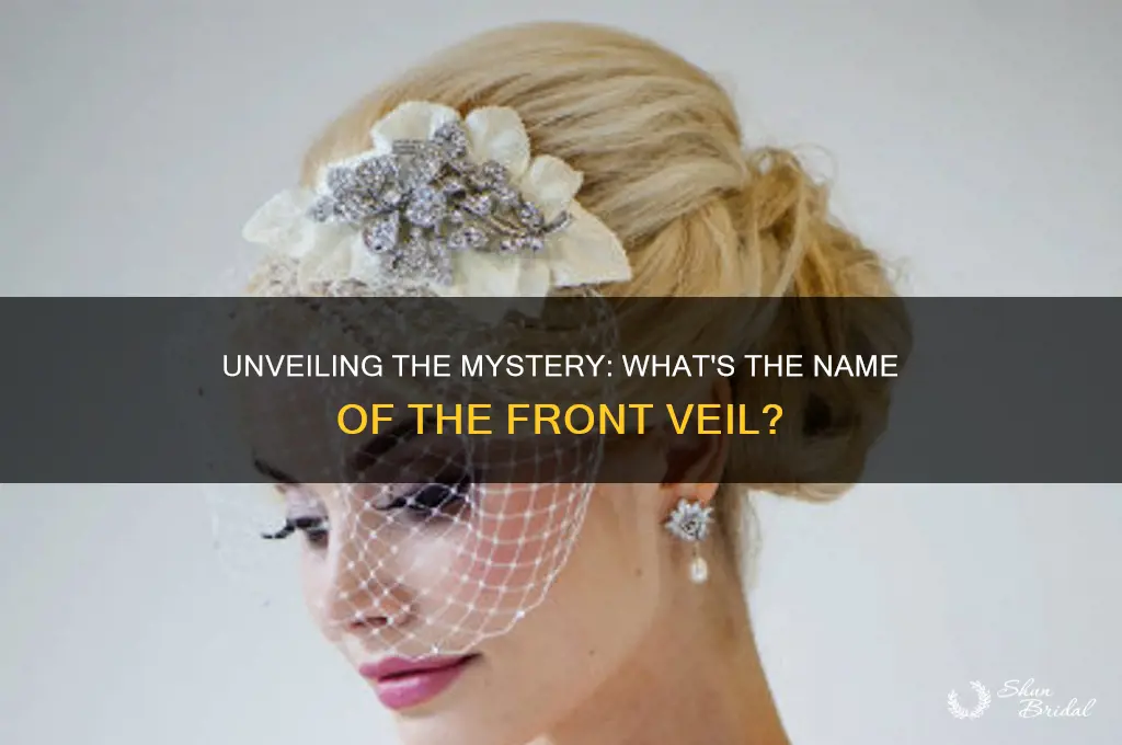 what do you call the front veil