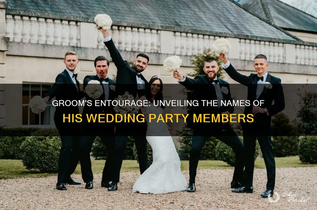 what do you call the groom wedding party