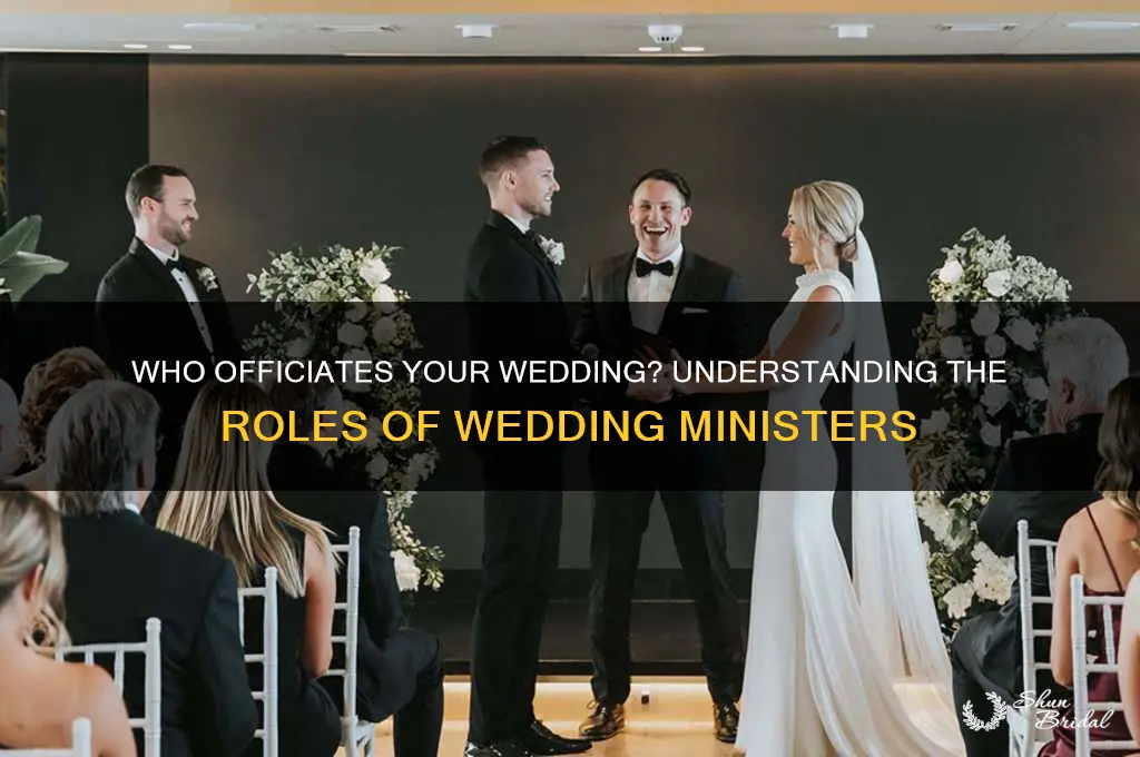 what do you call the people who minister the weddings