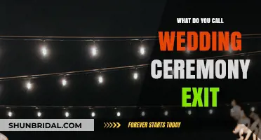 Grand Farewell: Creative Names for Your Wedding Ceremony Exit