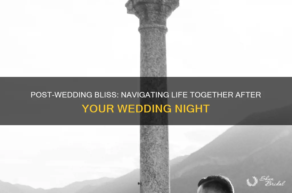 what do you do after your wedding night