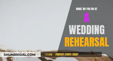 Wedding Rehearsal: Final Preparations and Run-Through