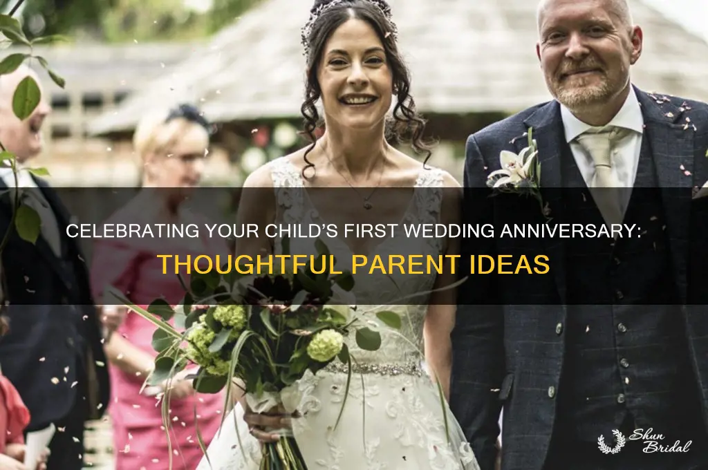 what do you do for your childs first wedding anniversary