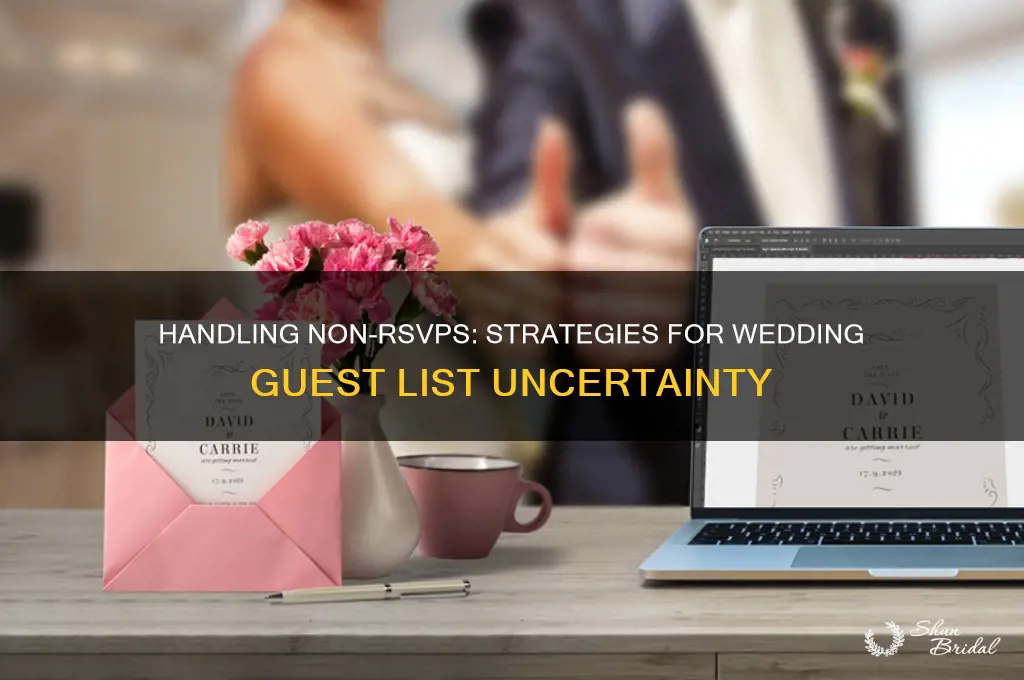 what do you do if people dont rsvp for wedding