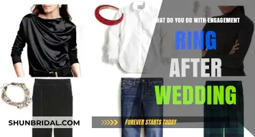 How to Wear Your Engagement Ring After the Wedding