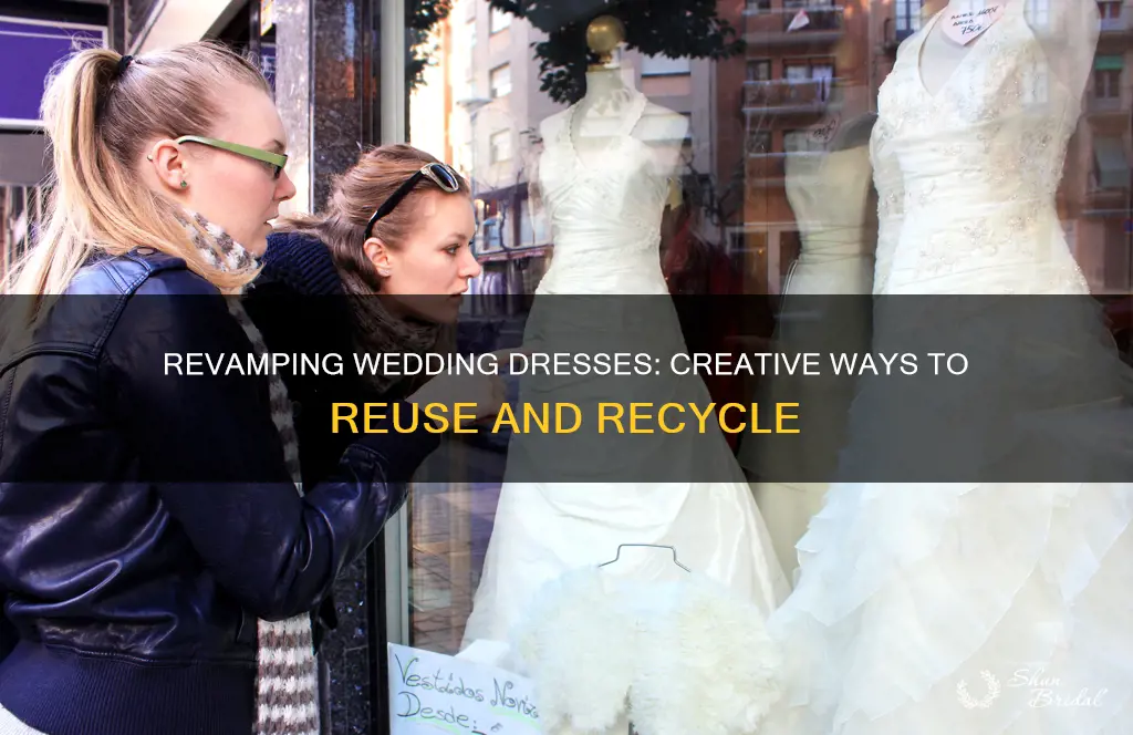 what do you do with old wedding dresses