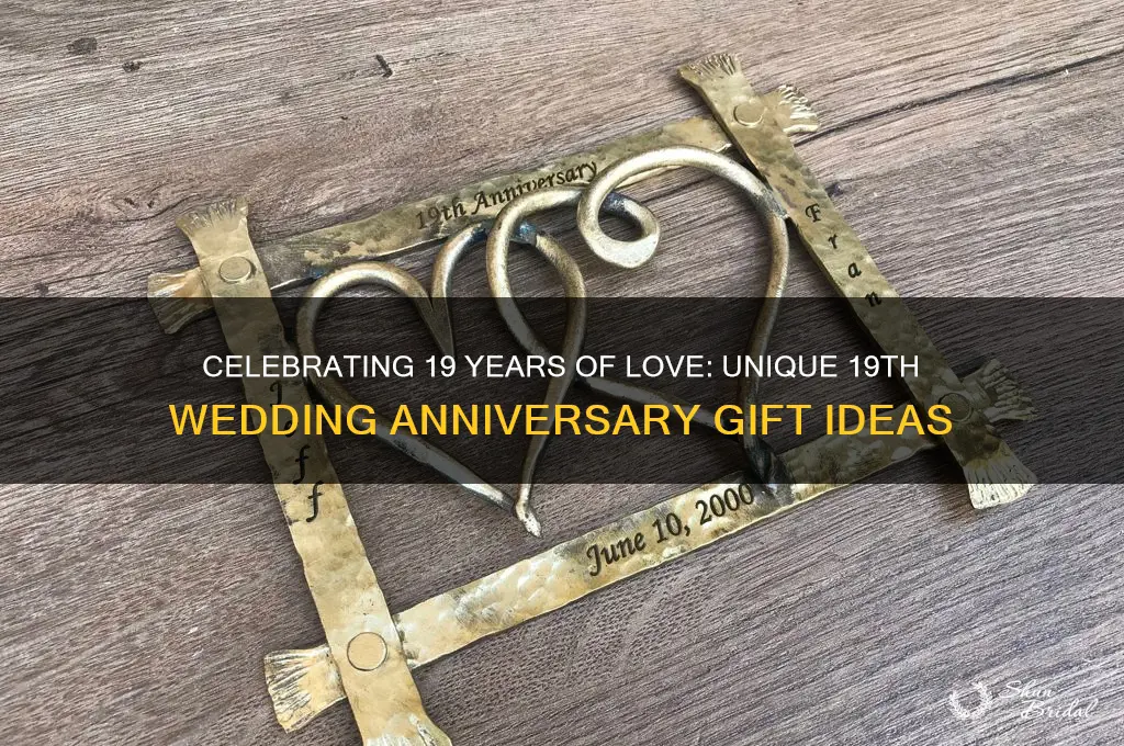 what do you get for 19th wedding anniversary