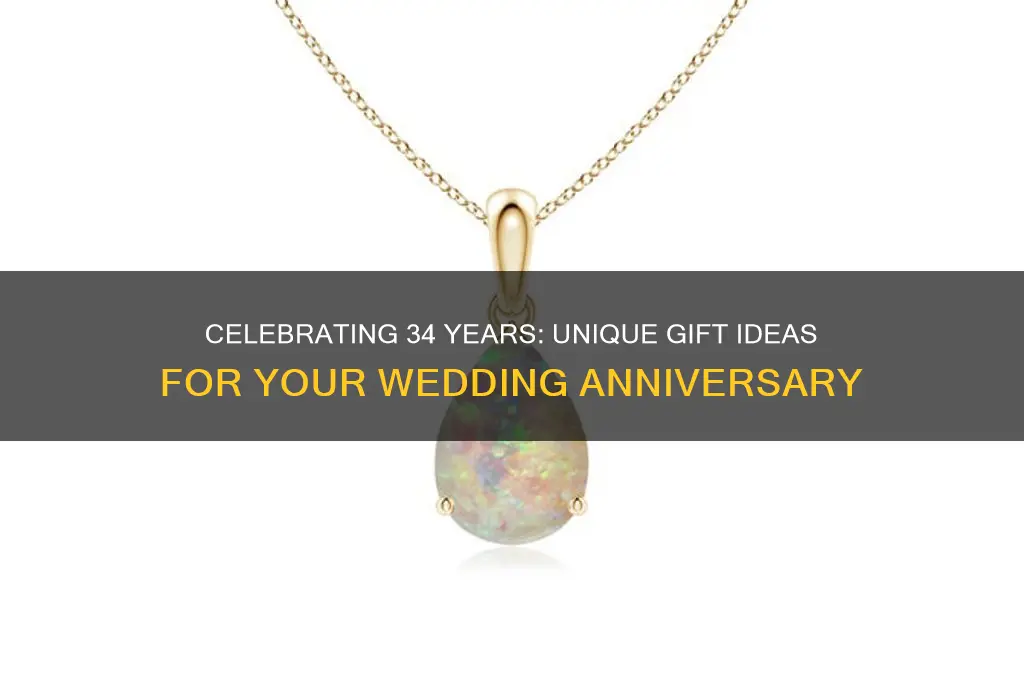 what do you get for 34th wedding anniversary