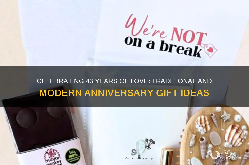 what do you get for 43 wedding anniversary