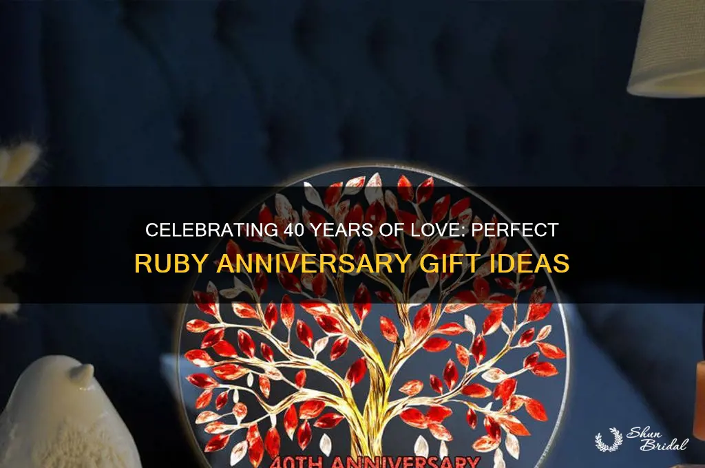 what do you get for a 40th wedding anniversary