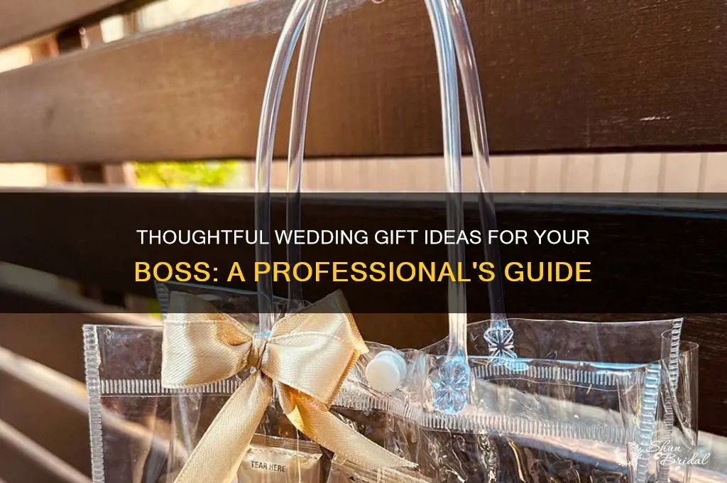 what do you get your boss as a wedding gift